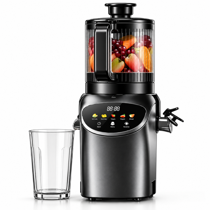 Bangwei Whole Slow Juicer with 156mm Extra Wide Chute (50 RPM Cold Press)