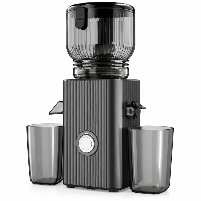 Bangwei Whole Slow Masticating Juicer with Rotary Knob Control (300W Cold Press, 50 RPM)