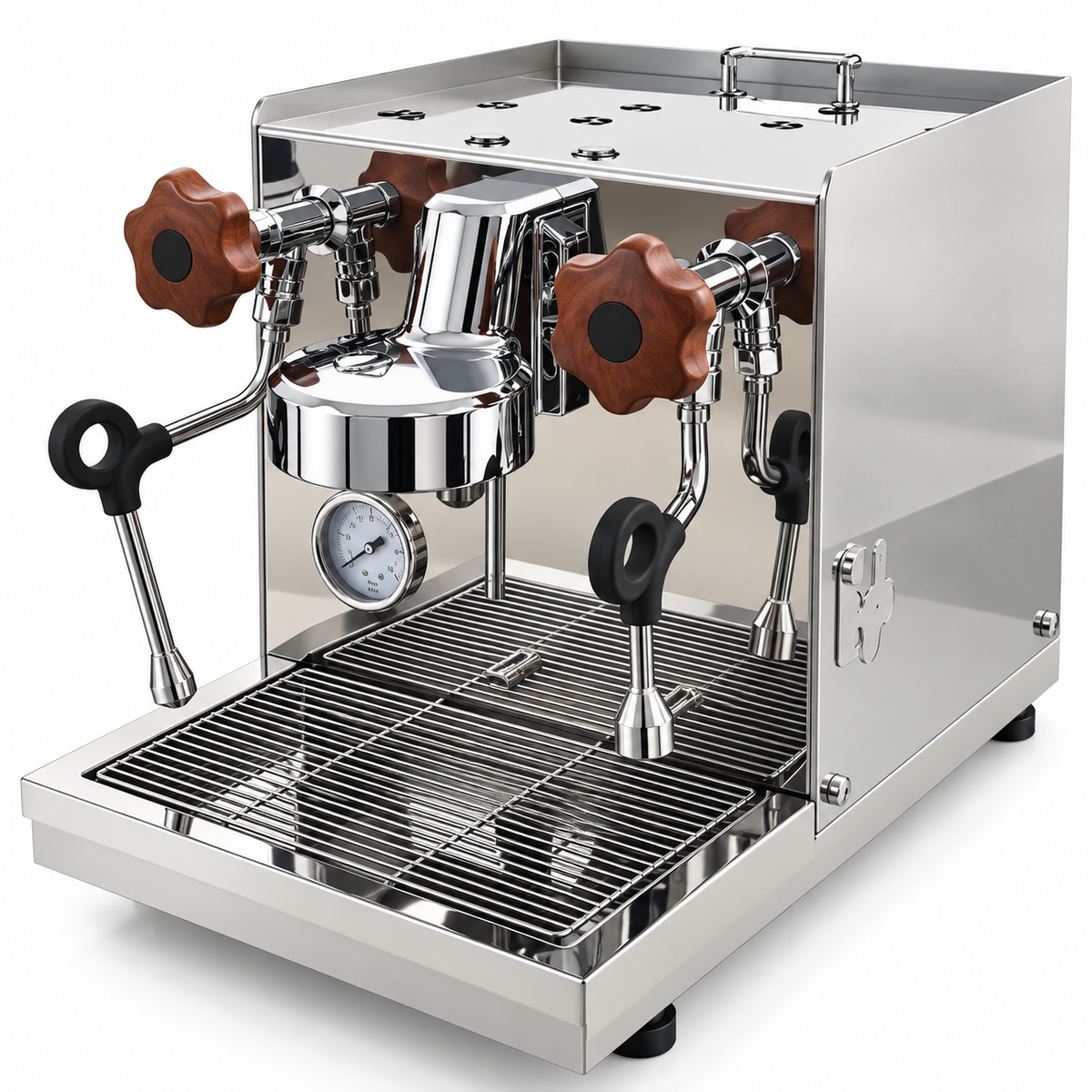Bangwei Commercial Dual Boiler Espresso Machine with Rotary Pump & Saturated Group Head (2600W, 2L)