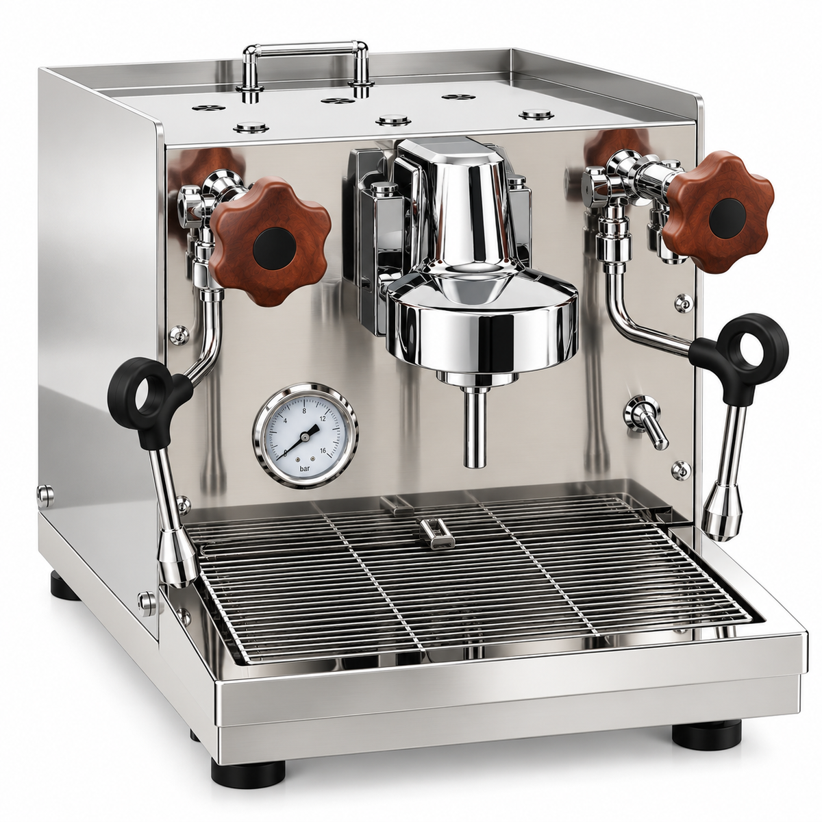 Bangwei Commercial Dual Boiler Espresso Machine with Rotary Pump & Saturated Group Head (2600W, 2L)