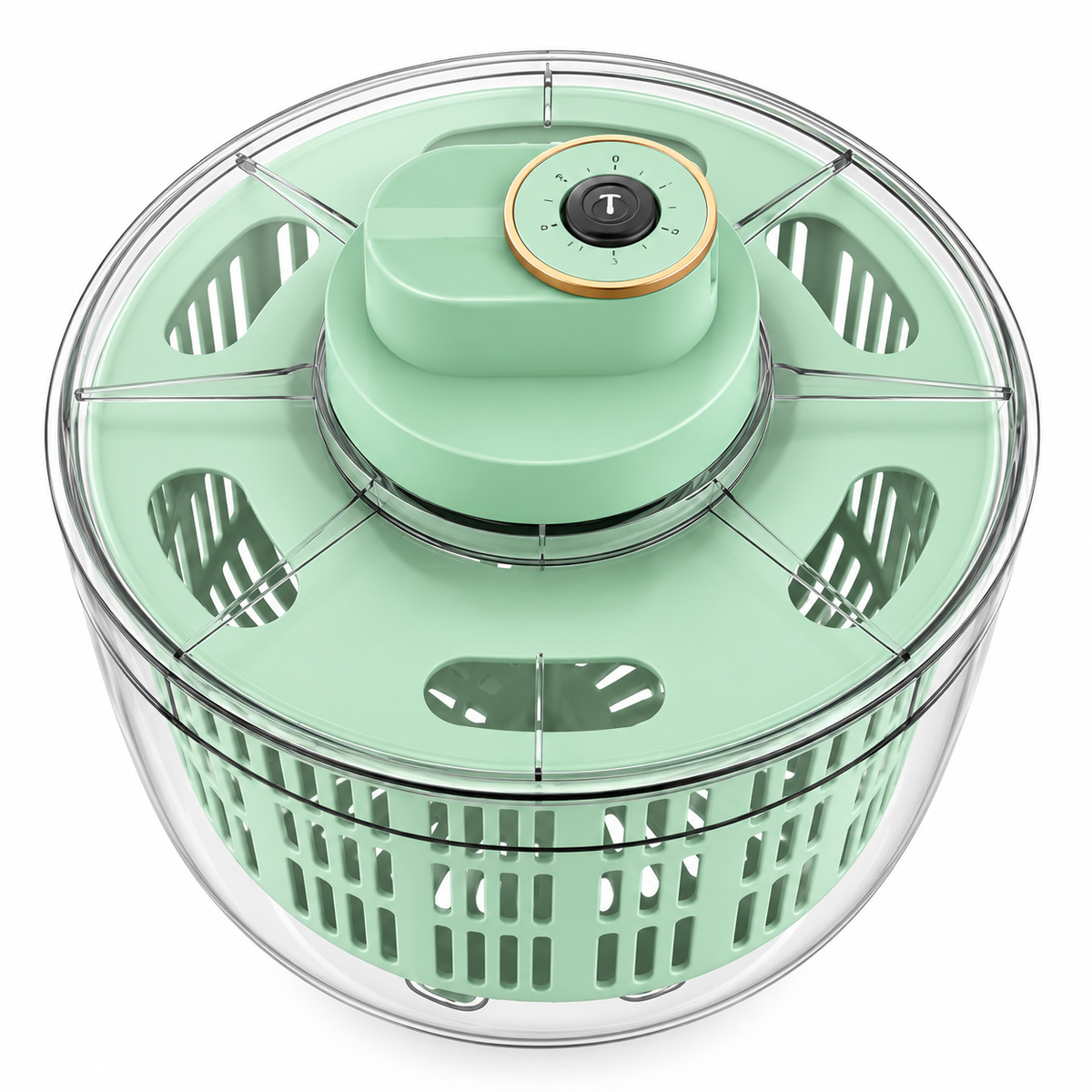 Rechargeable Electric Salad Spinner Automatic Vegetable Dryer