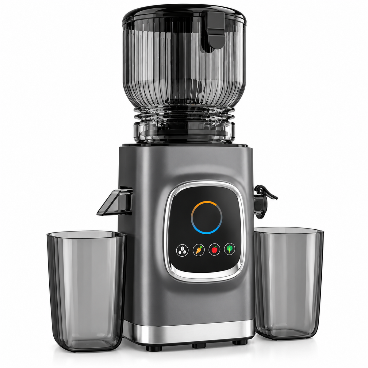 Bangwei Whole Slow Masticating Juicer with Smart Touch Control (300W Cold Press, 50 RPM)