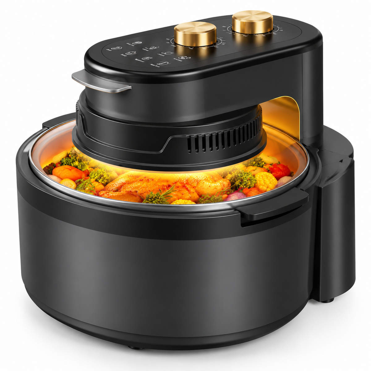 8L Rotisserie 360° Visible Window Air Fryer – China B2B/B2C