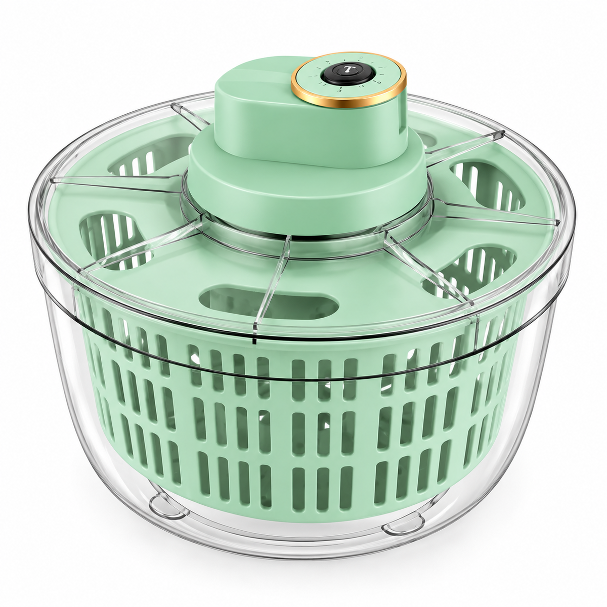 Rechargeable Electric Salad Spinner Automatic Vegetable Dryer