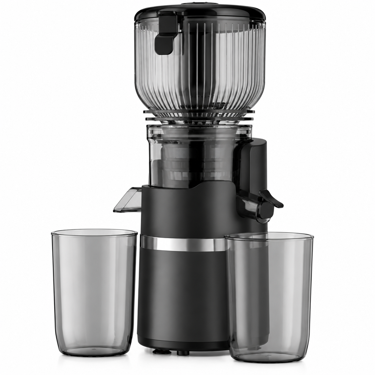 Bangwei Compact Whole Slow Masticating Juicer with Wide Chute (300W Cold Press)