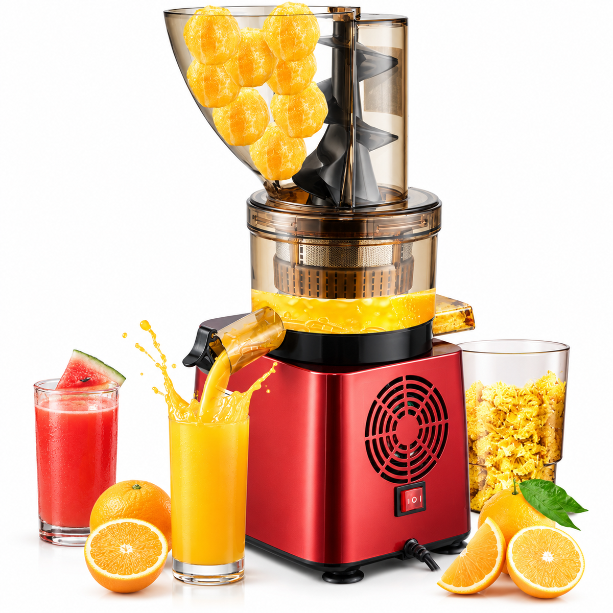 Bangwei Commercial Automatic Orange Juicer Machine (36 Oranges/Min)
