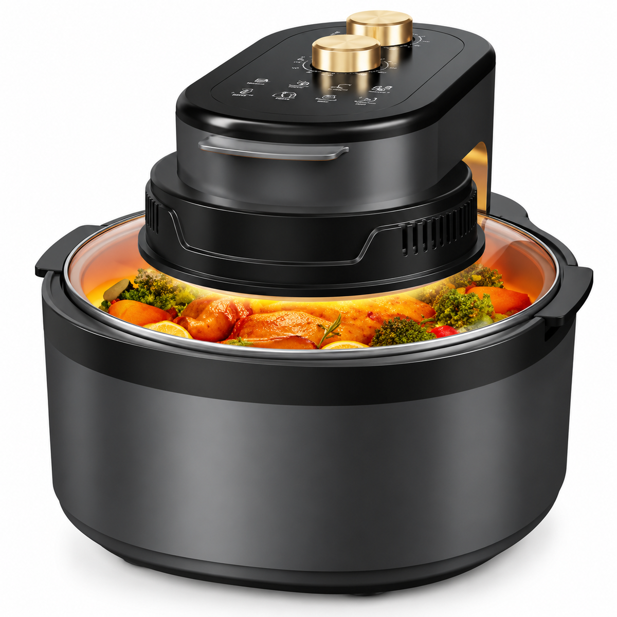 8L Rotisserie 360° Visible Window Air Fryer – China B2B/B2C