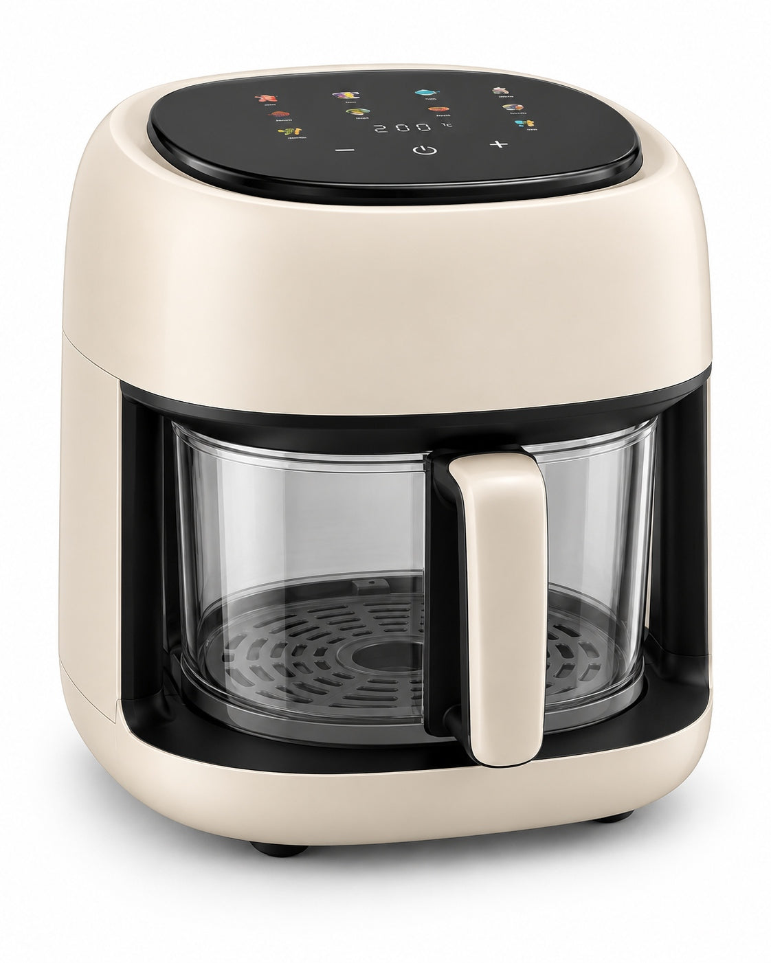 Bangwei ZG-006 air fryer left angle on white background