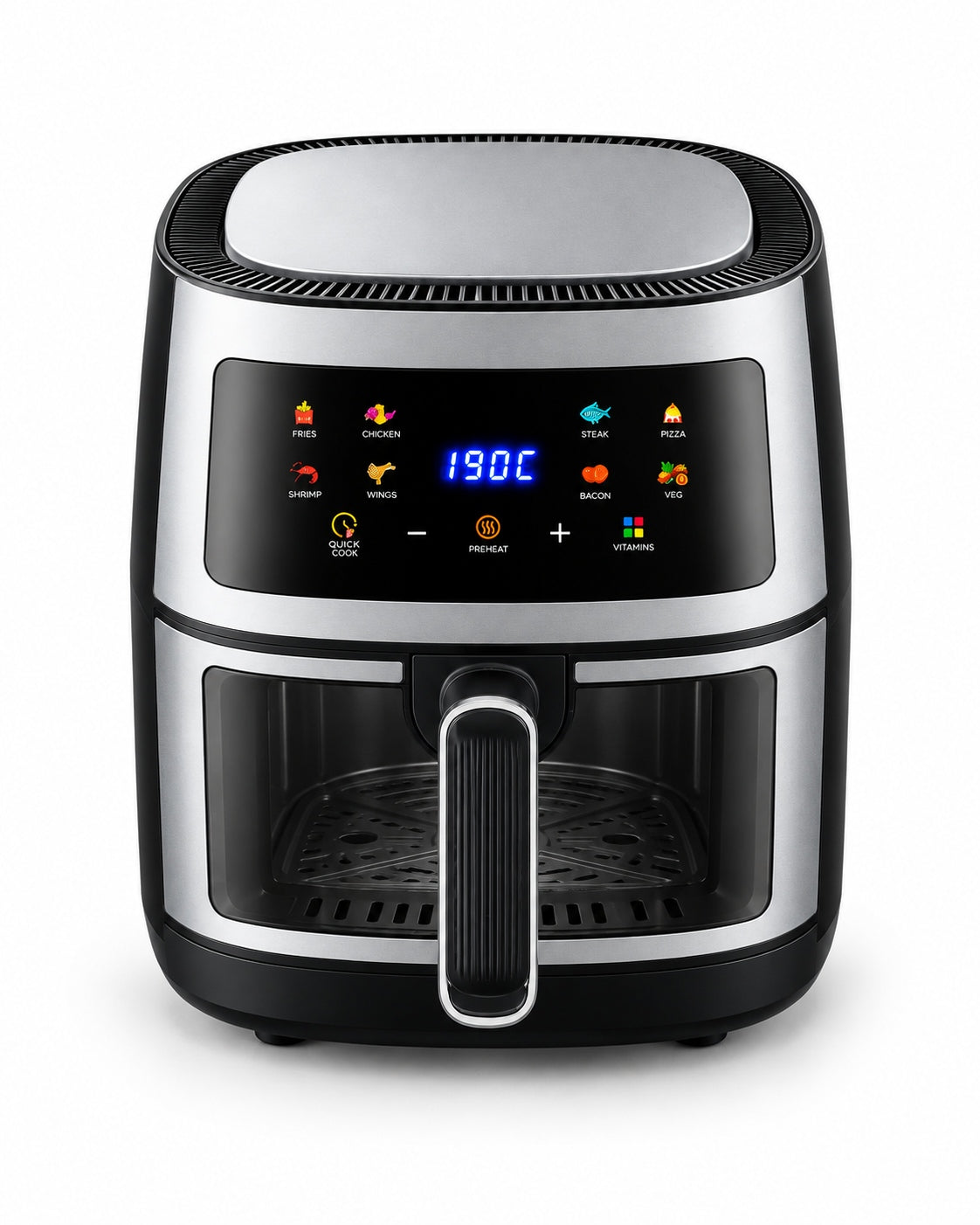 Bangwei ZG-009 air fryer front view on white background