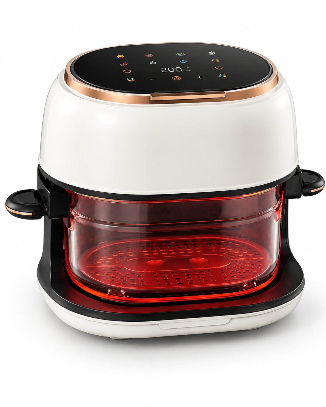Bangwei ZG-A3 air fryer left angle on white background