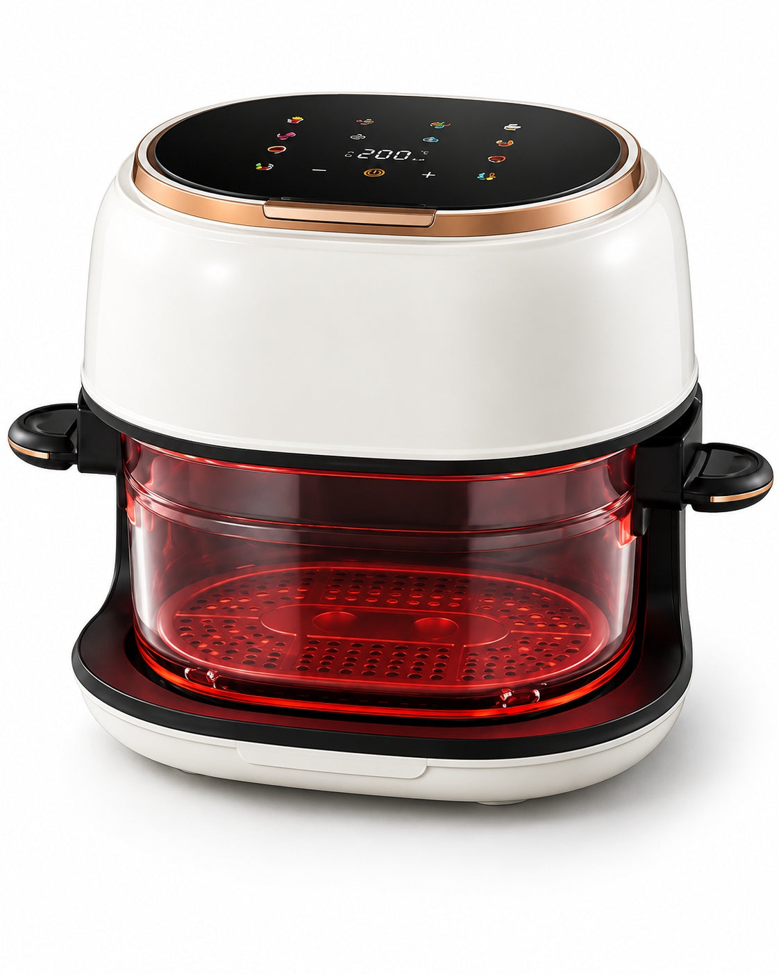 Bangwei ZG-A3 air fryer right angle on white background