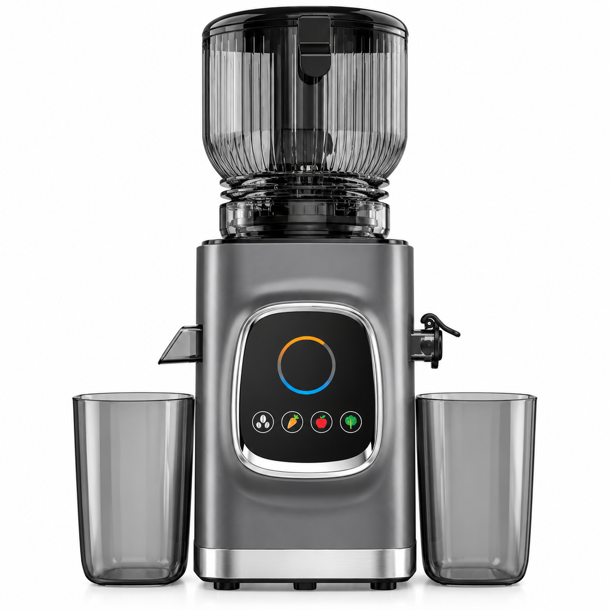 Bangwei Whole Slow Masticating Juicer with Smart Touch Control (300W Cold Press, 50 RPM)