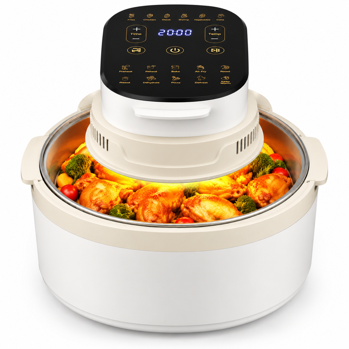 8L Smart Touch 360° Visible Window Air Fryer – China B2B/B2C