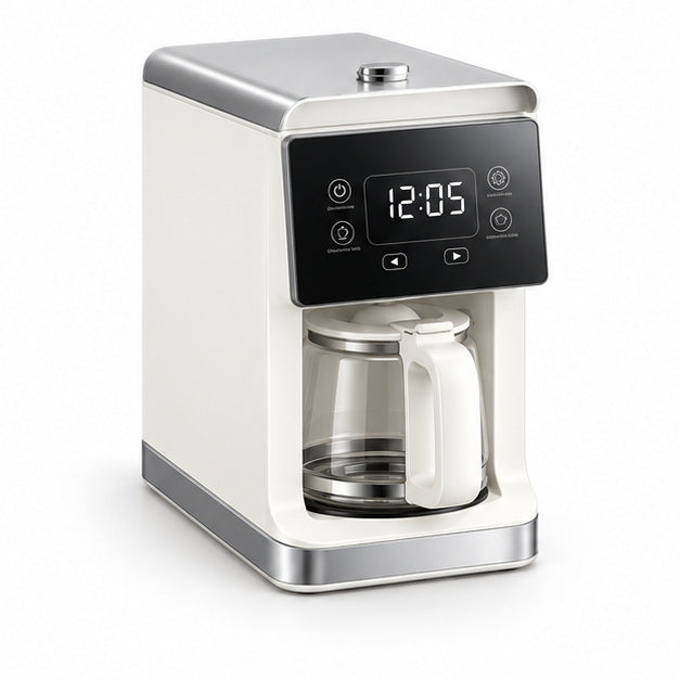 Bangwei coffee machine CGM502, white background, angle 3