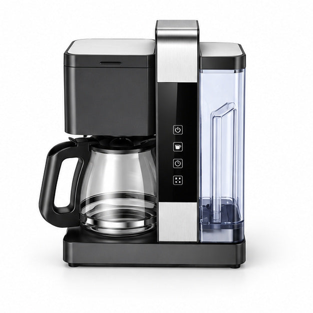 Bangwei coffee machine CM801, white background, angle 1