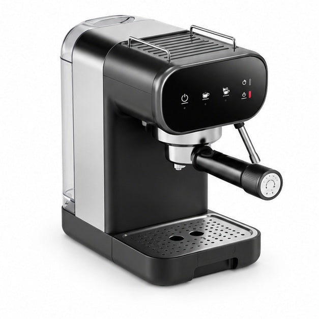 Bangwei coffee machine HPM601, white background, angle 3