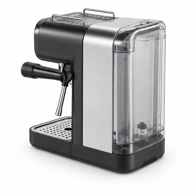 Bangwei coffee machine HPM601, white background, angle 4