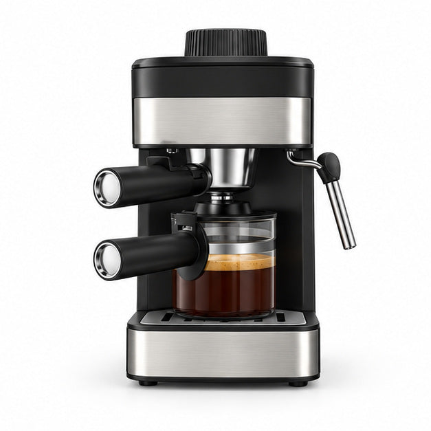 Bangwei coffee machine LPM201, white background, angle 1