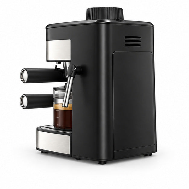 Bangwei coffee machine LPM201, white background, angle 4