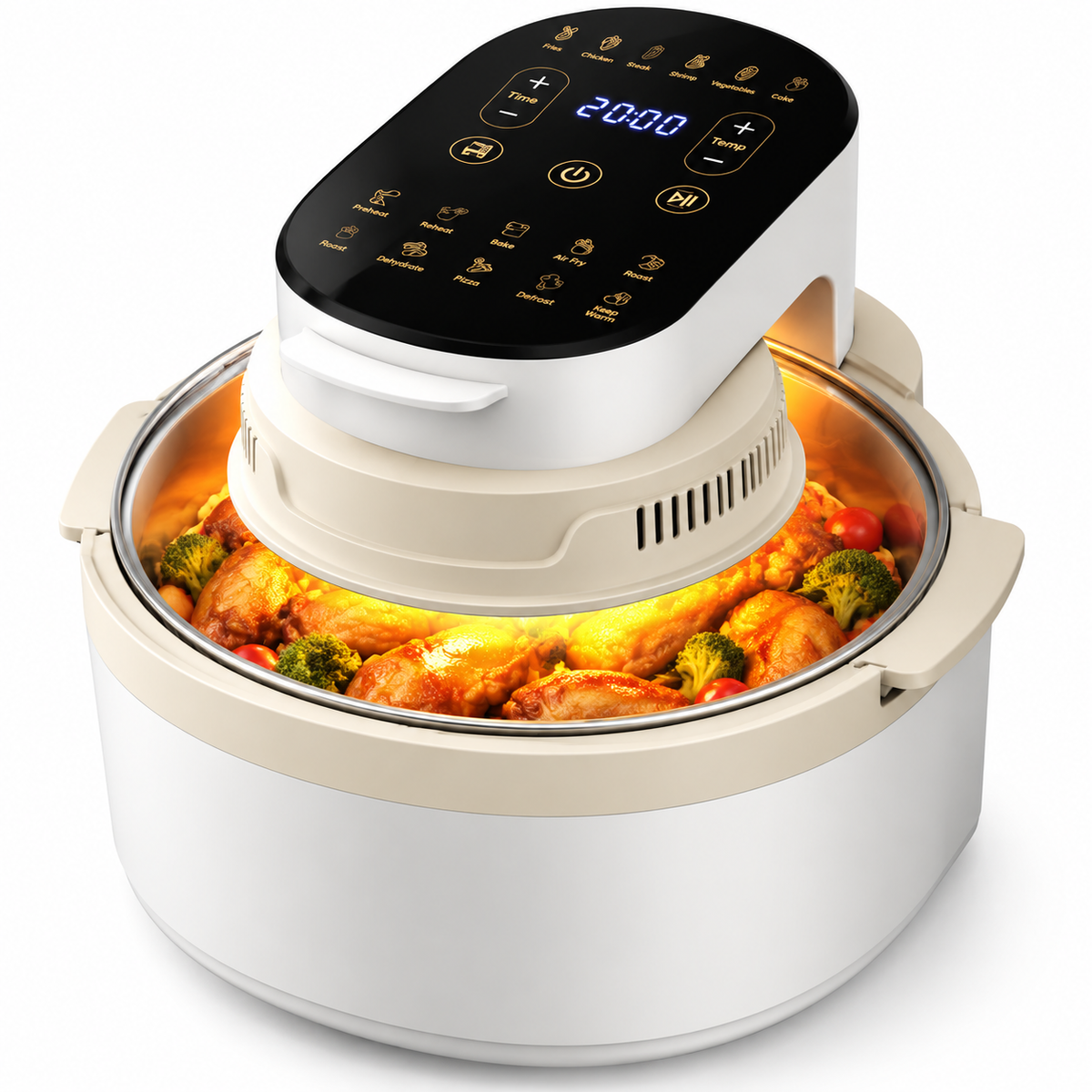 8L Smart Touch 360° Visible Window Air Fryer – China B2B/B2C