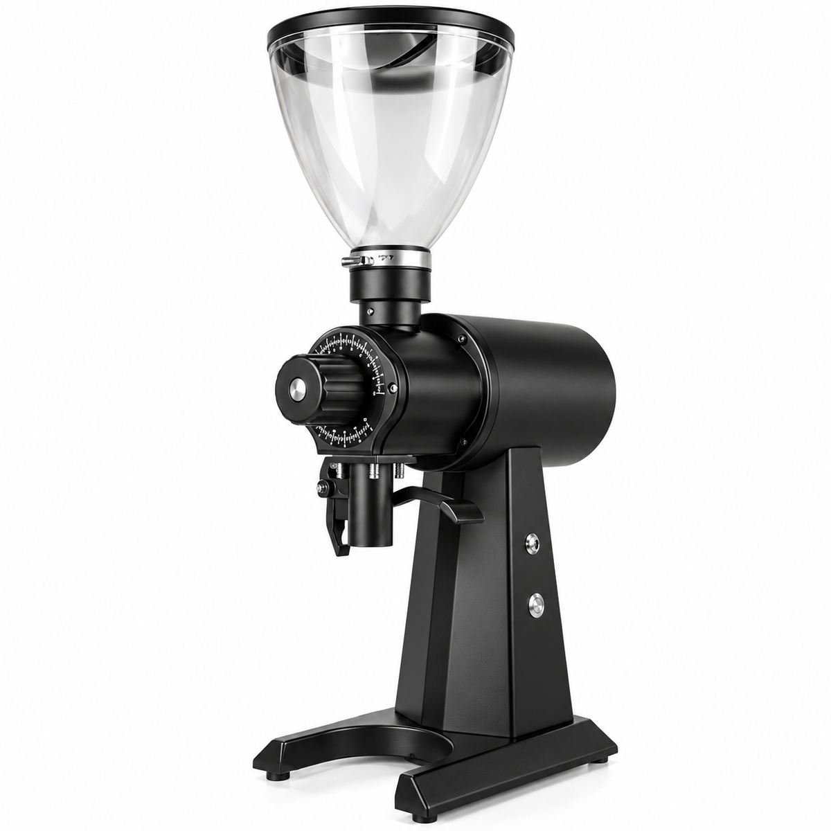 Bangwei Commercial Electric Coffee Grinder with 98mm Titanium Burrs (1000W, 1500g Hopper)