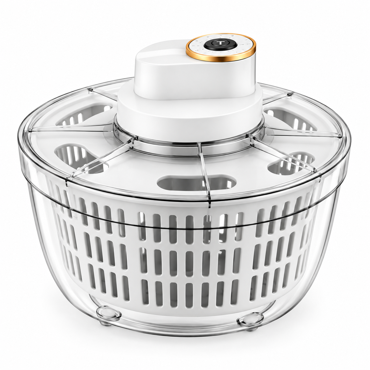 Rechargeable Electric Salad Spinner Automatic Vegetable Dryer