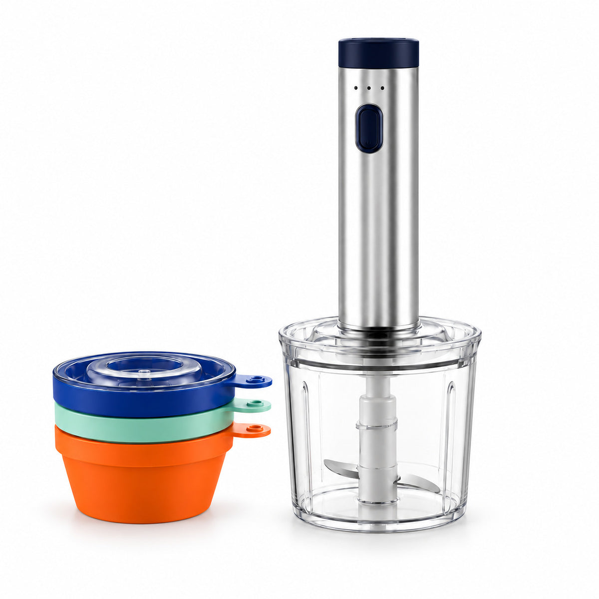Wireless Hand Blender - KT-1235 - white background view 2