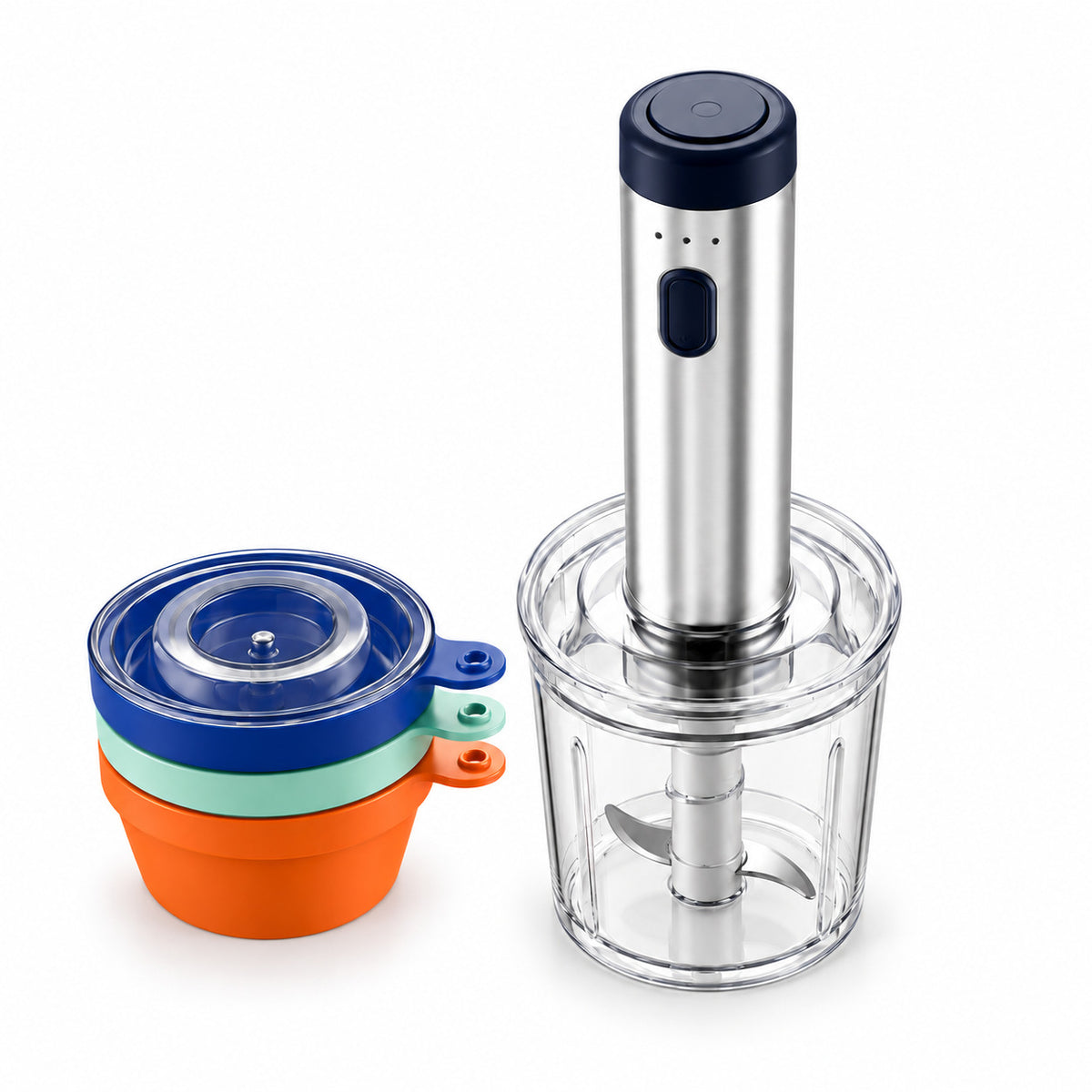 Wireless Hand Blender - KT-1235 - white background view 4